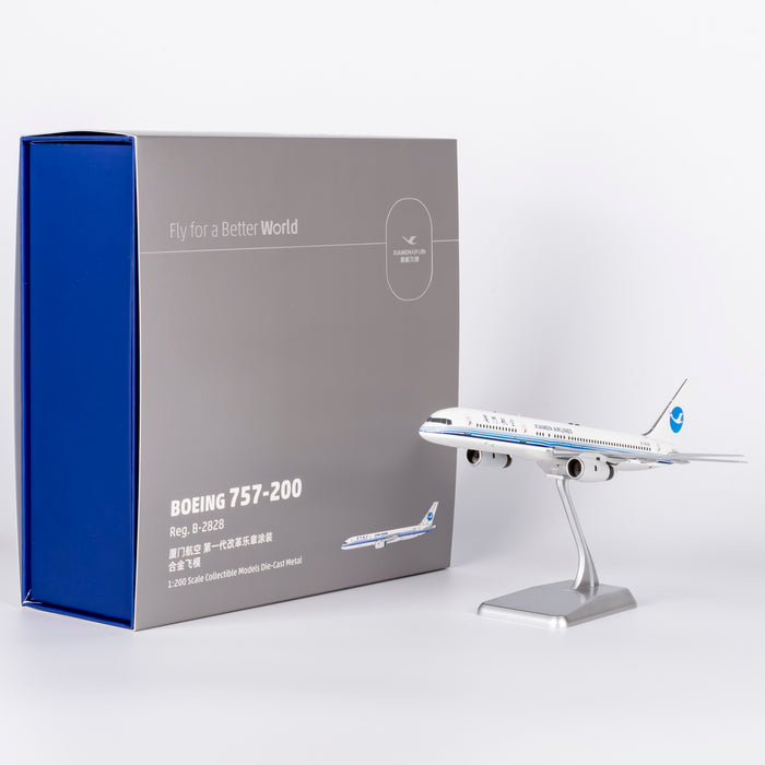 NG64105 | NG Models 1:400 | Boeing 757-200 Xiamen Airlines B-2828 (old colors 改革乐章) (with stand) | is due: July 2025