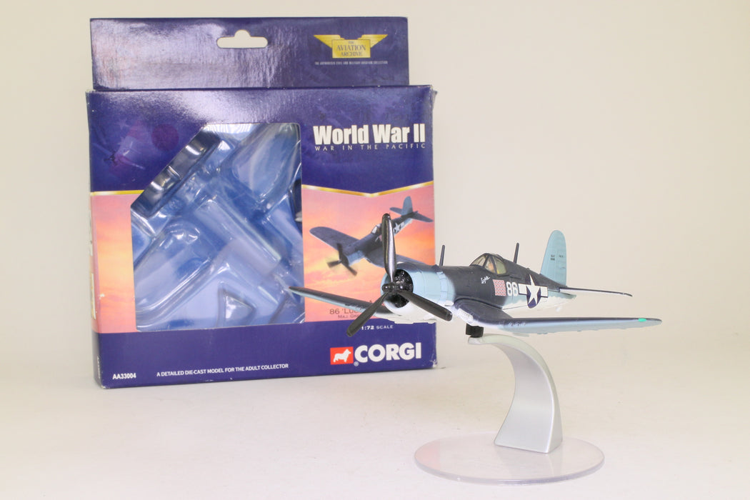 AA33004 | Corgi 1:72 | F4U-1A Corsair 86 'Lucybelle', VMF-214 Maj. Gregory 'Pappy' Boyington