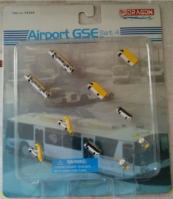 55599 | Dragon Wings 1:400 | Airport Accessories - Airport ground support equipment set 4.