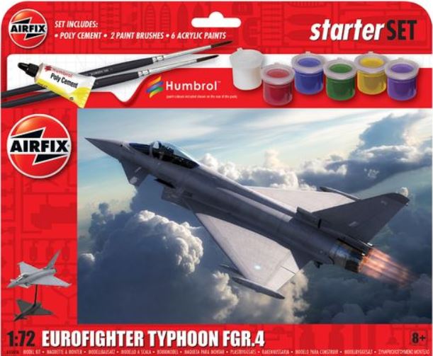 A55016 | Airfix 1:72 | Eurofighter Typhoon FGR.4 starter kit.