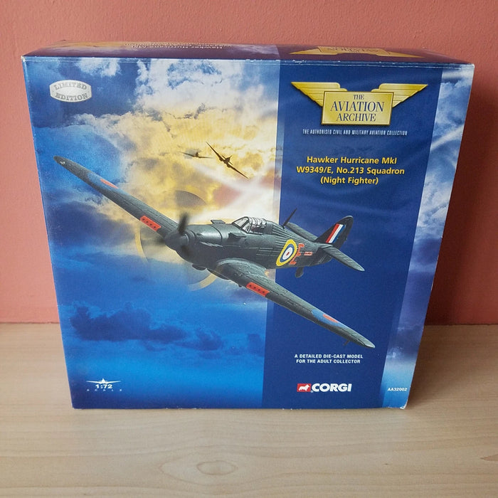 AA32002 | Corgi 1:72 | Hawker Hurricane Mk.I, W9349/E, No.213 Sqn (Night Fighter)