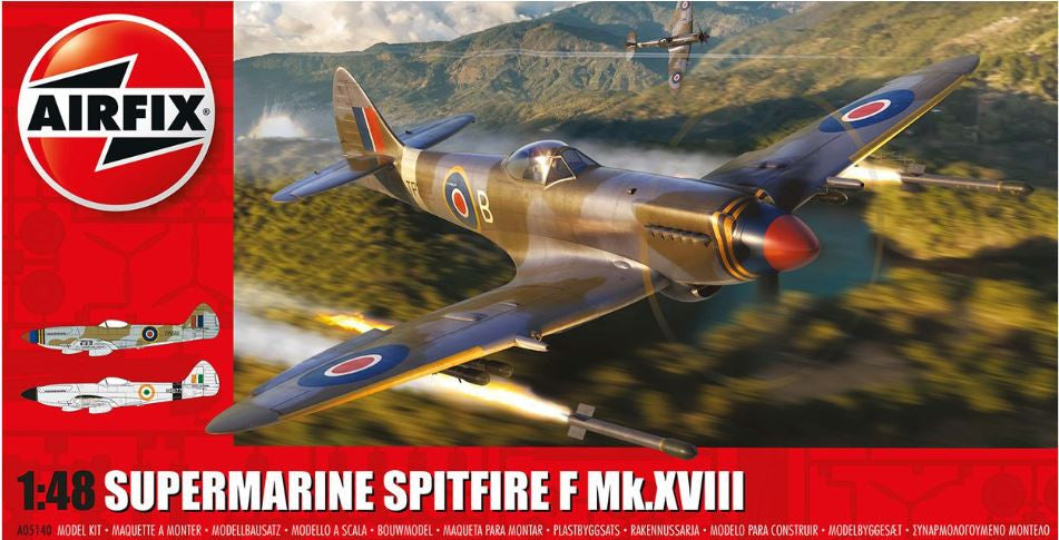 A05140 | Airfix 1:48 | Airfix kit - Supermarine Spitfire F Mk.XVIII 1:48 scale