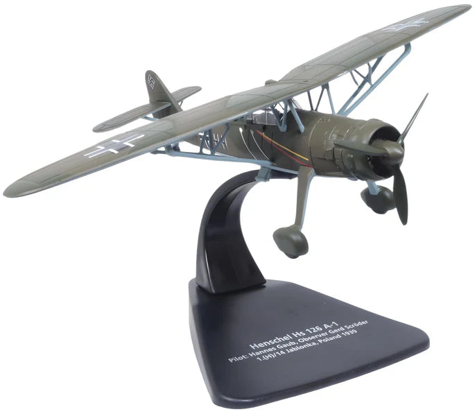 5055530139411 | Oxford 1/72 | Henschel Hs126 Luftwaffe