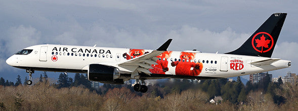 SA2011 | JC Wings 1:200 | Airbus A220-300 Air Canada C-GVDP (with stand)