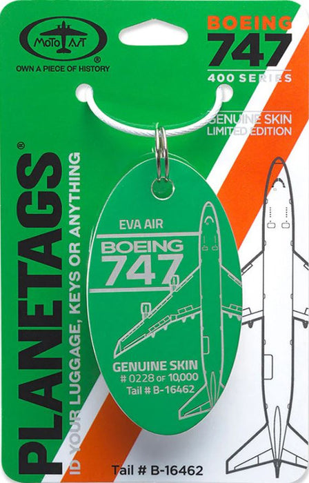PLTAGB16462 | Gifts Aircraft Skins | Original Aircraft Skin - Boeing 747-400 Eva Air B-16462