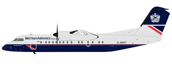 XX2278 | JC Wings 1:200 | DHC-8-Q300 British Airways G-BRYI (with stand)