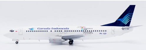 XX20738 | JC Wings 1:200 | Boeing 737-800 Garuda Indonesia Visit Indonesia 2008 Reg: PK-GZI With Stand | is due October 2025