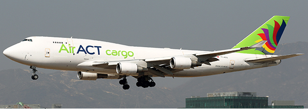 JCLH4245A | JC Wings 1:400 | Boeing 747-400 ACT Airlines 'Flap Down' TC-ACG