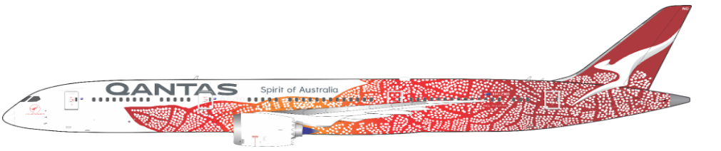 AV4260 | Aviation 400 1:400 | Boeing 787-9 Dreamliner Qantas VH-ZND Yam Dreaming Livery
