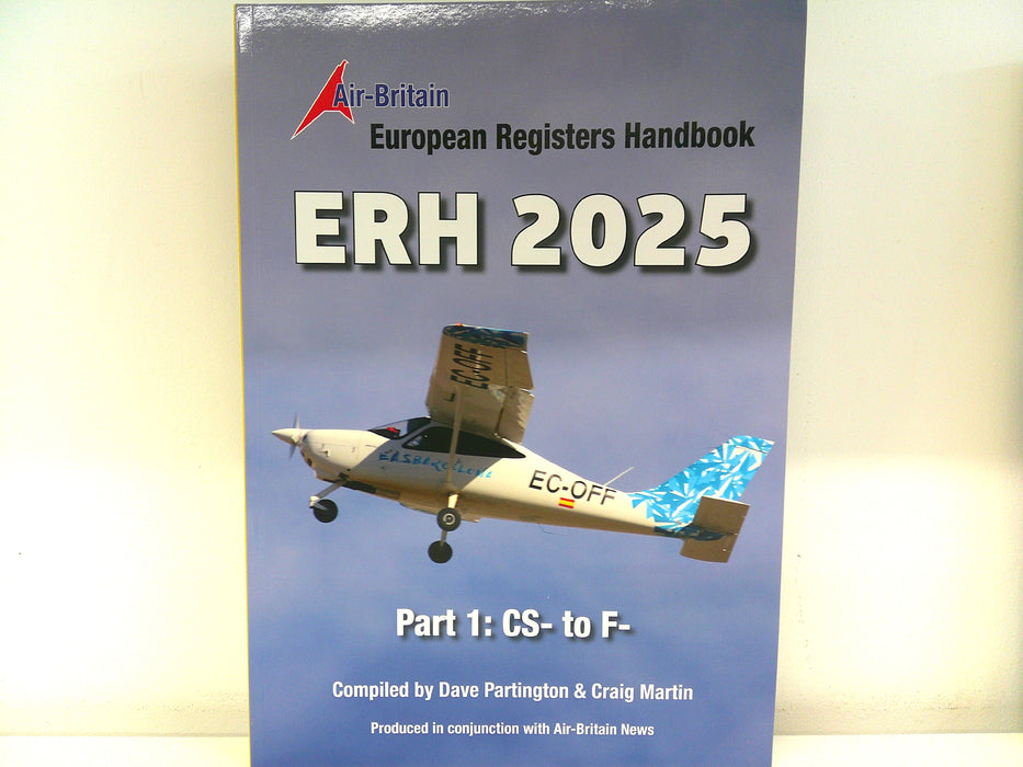 9780851305905 | Air Britain | European Registers Handbook 2025 part 1 &2 with CD