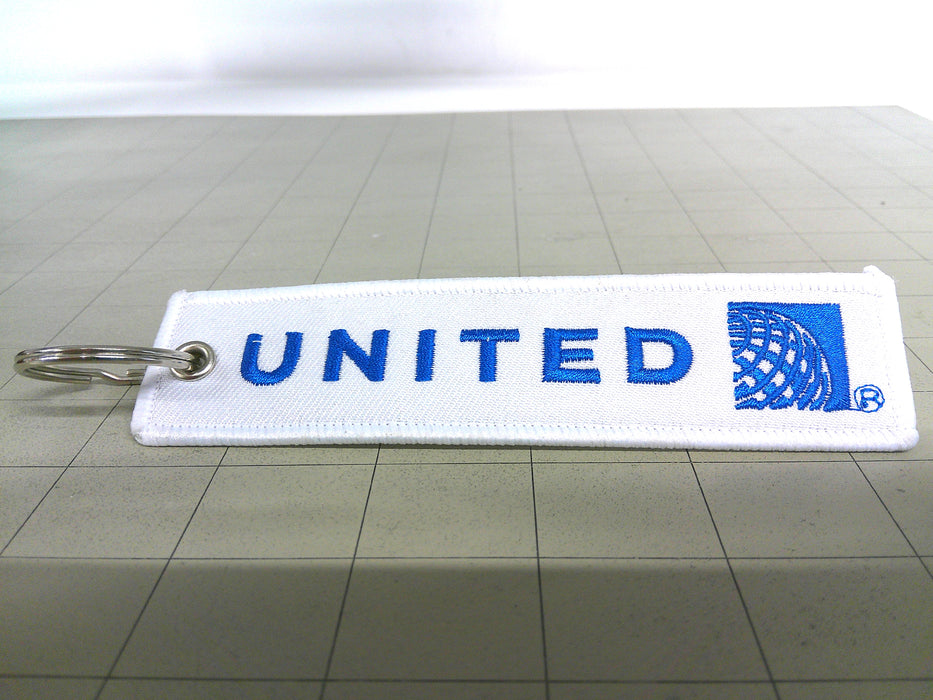 Key Tag United | Fabric Embriodered Key Tag | United Airways