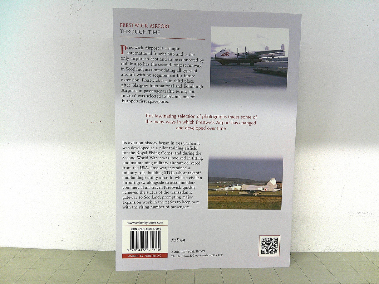 9781445677699 | Amberley Publications | Prestwick Airport Through Time by Peter C Brown