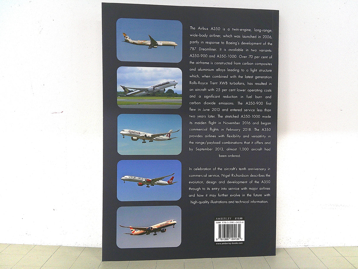 9781398124134 | Amberley Publications | Airbus A350 by Nigel Richardson