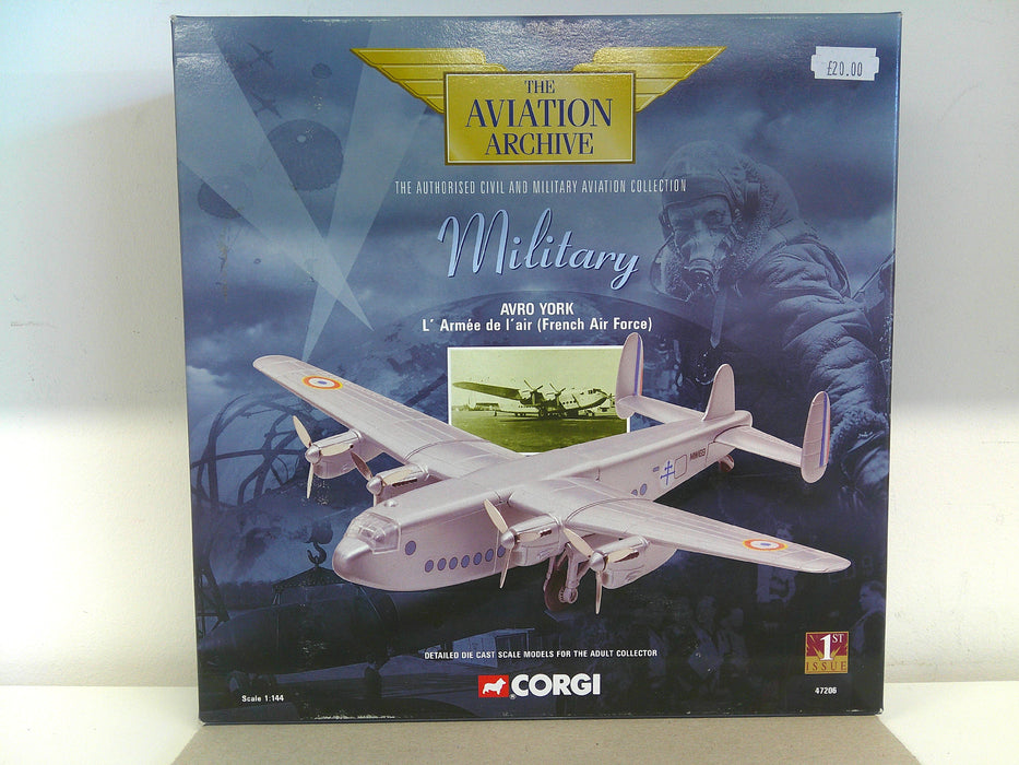 032435472060 | 47206 | Corgi 1/144 Die-Cast | Avro York French Air Force