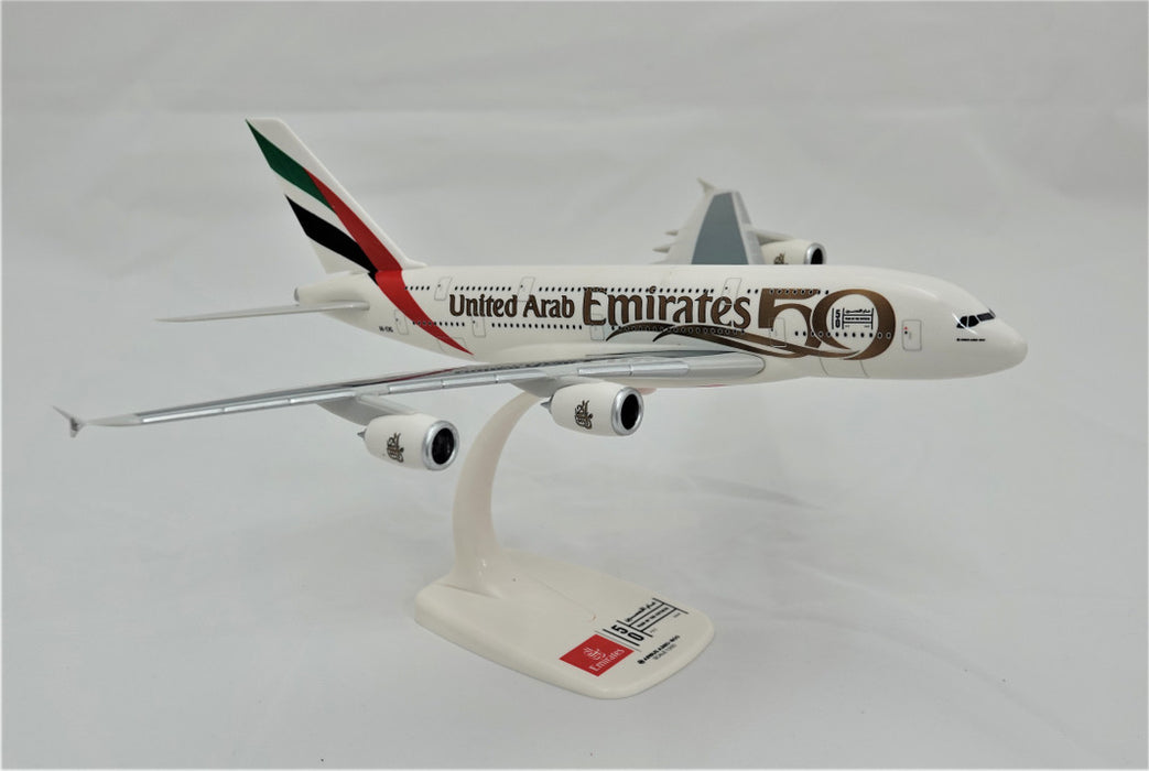 PP-EMIRATES-50TH ANNIVERSARY | PPC Models 1:250 | EMIRATES A380 50TH ANNIVERSARY 1:250 SCALE