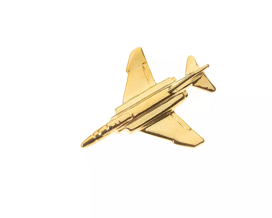 CL117 | Clivedon Collection Pin Badges | McDonnell Douglas F-4 Phantom 22ct Gold plated pin badge