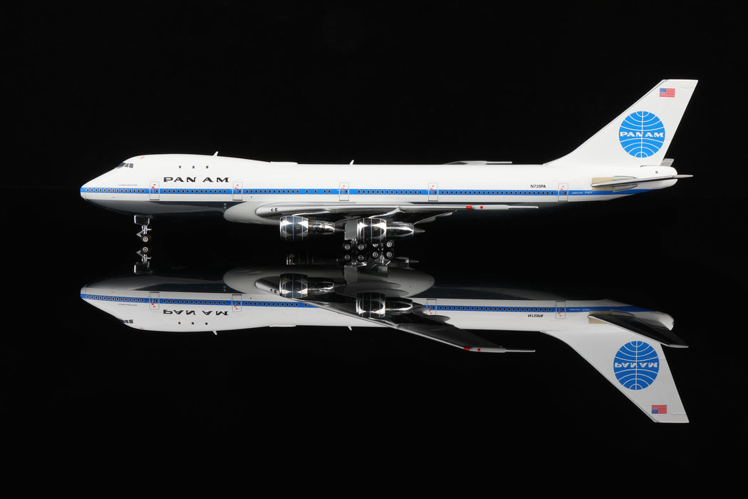 B551403P | HX Models 1:400 | Boeing 747-100 Pan Am Clipper JUAN T.TRIPPE N747PA Standard Version | is due July 2025