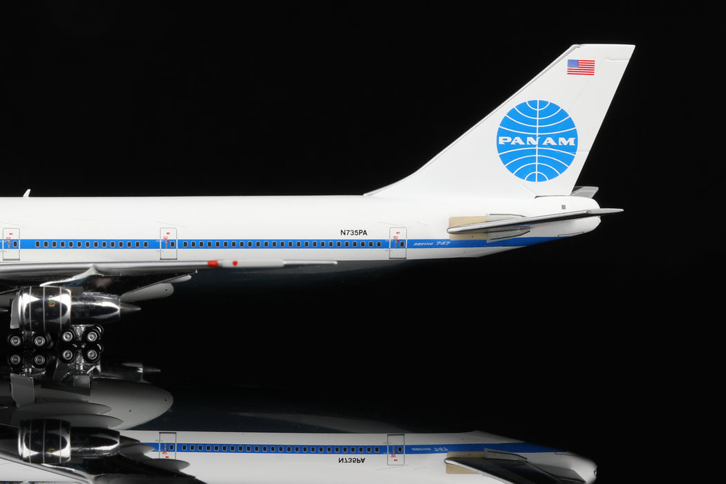 B551403P | HX Models 1:400 | Boeing 747-100 Pan Am Clipper JUAN T.TRIPPE N747PA Standard Version | is due July 2025