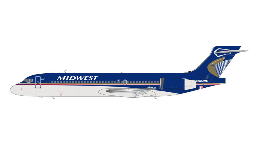 G2MEP1367 | Gemini200 1:200 | Boeing 717-200 Midwest Airlines N920ME