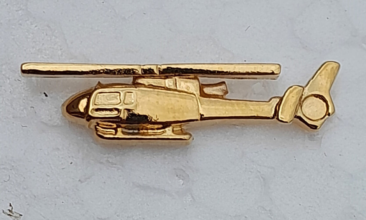 CL090 | Clivedon Collection Pin Badges | Westland Gazelle 22ct Gold plated pin badge