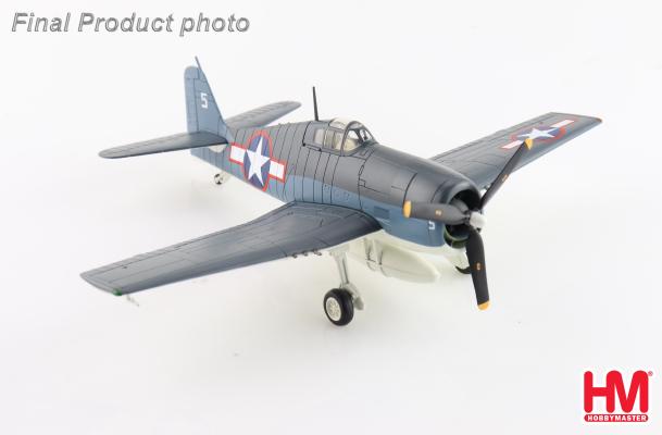 HA1118 | Hobby Master Military 1:72 | Grumman F6F-3 Hellcat White 5, Lt. Oscar Chenoweth, VF-38, Segi Point airstrip, New Georgia Island, Sept 1943