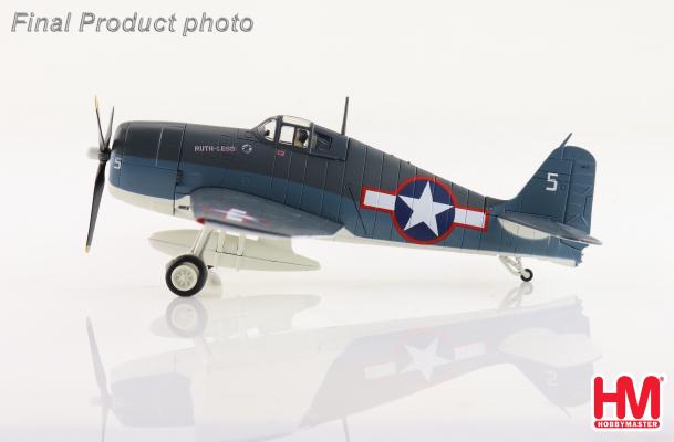 HA1118 | Hobby Master Military 1:72 | Grumman F6F-3 Hellcat White 5, Lt. Oscar Chenoweth, VF-38, Segi Point airstrip, New Georgia Island, Sept 1943