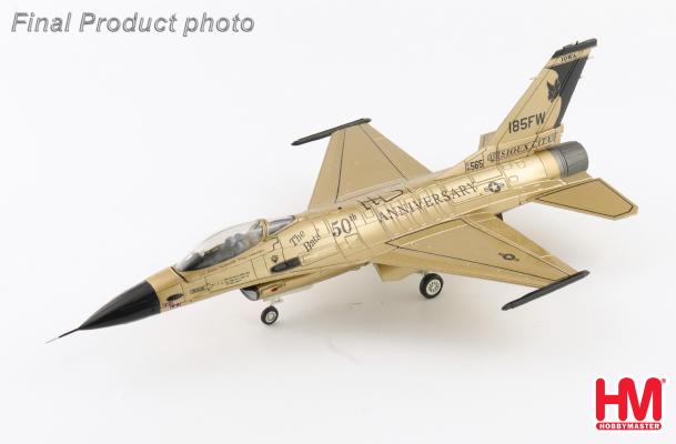 HA38069 | Hobby Master Military 1:72 | F-16A Golden Bat Viper 85-1565, 185 ARW, Iowa ANG, 2022
