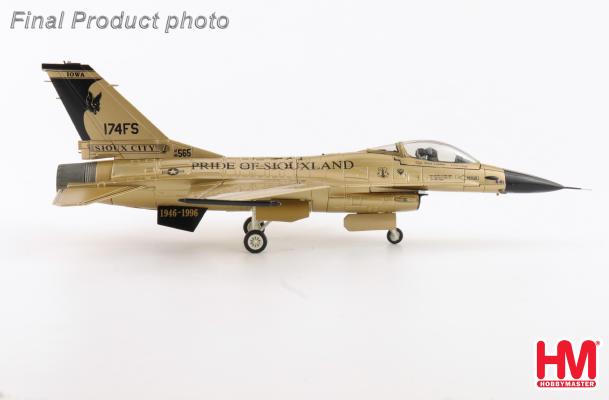 HA38069 | Hobby Master Military 1:72 | F-16A Golden Bat Viper 85-1565, 185 ARW, Iowa ANG, 2022