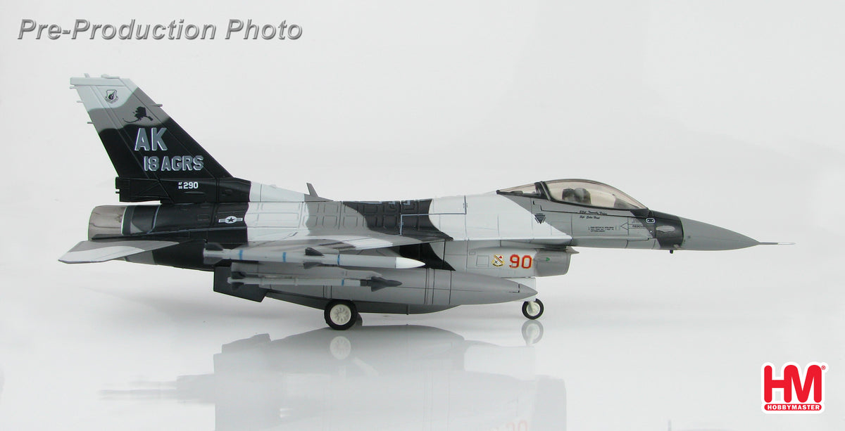 HA3844 | Hobby Master 1:72 | Lockheed F-16C Fighting Falcon 86-0290 USAF 18th AGRS "Blue Foxes" Eielson AFB 2009