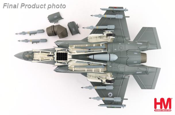HA4624b | Hobby Master Military 1:72 | F35B Lightning II, ZM-161, Royal Air Force (beast mode, 2 x meteor missiles inside weapon bay)