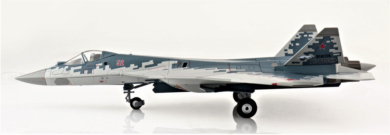 HA6804 | Hobby Master Military 1:72 | SU-57 Stealth Fighter, RF81775 Soviet Air Force, Red 52