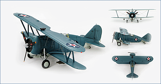 HA7303 | Hobby Master Military 1:48 | Grumman F3F-2 ex 2-M-16, 1942
