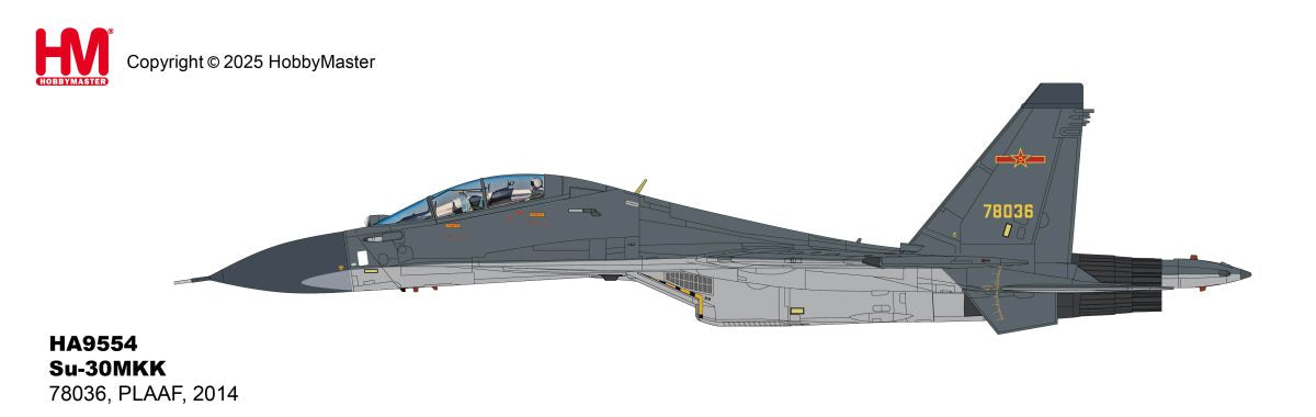 HA9554 | Hobby Master Military 1:72 | Sukhoi Su-30Mkk 78036, PLAAF, 2014 | is due September 2025