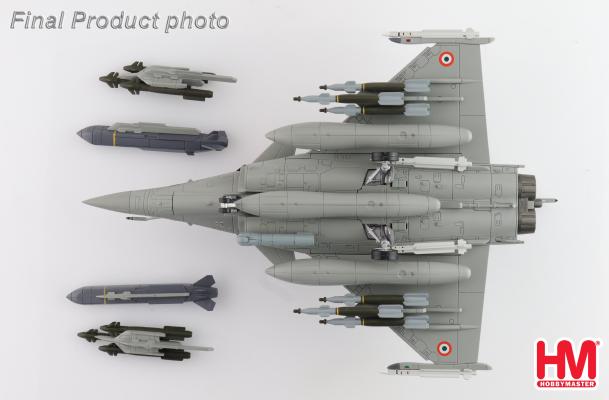 HA9616 | Hobby Master Military 1:72 | Rafale EH BS 001, Indian Air Force, 2020 (w/6 x GBU-12, 6 x AASM Hamme, 4 x MICA