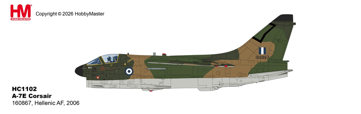HC1102 | Hobby Master Military (1/72) | LTV A-7E Corsair II 160867 Hellenic Air Force 2006