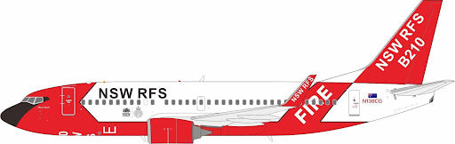 IF733RFS138CG | InFlight200 1:200 | Boeing 737-3H4 NSW Rural Fire Service N138CG