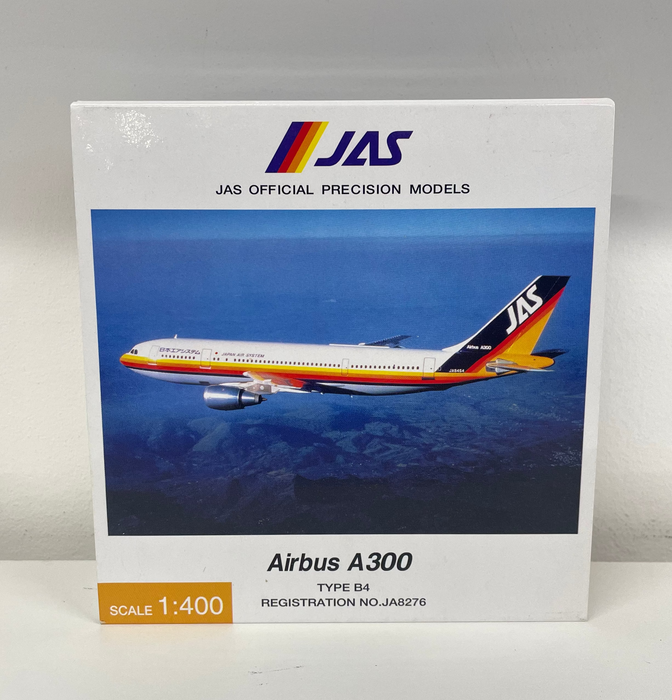 JD41002 | Hogan Die-cast 1:400 | Airbus A300 JAS Japan Air Systems JA8276 PRE OWNED
