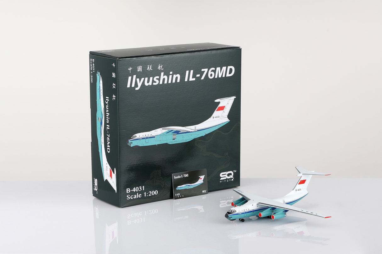 L2091 | SQ Wings 1:200 | IL-76 CHINA UNITED B-4031