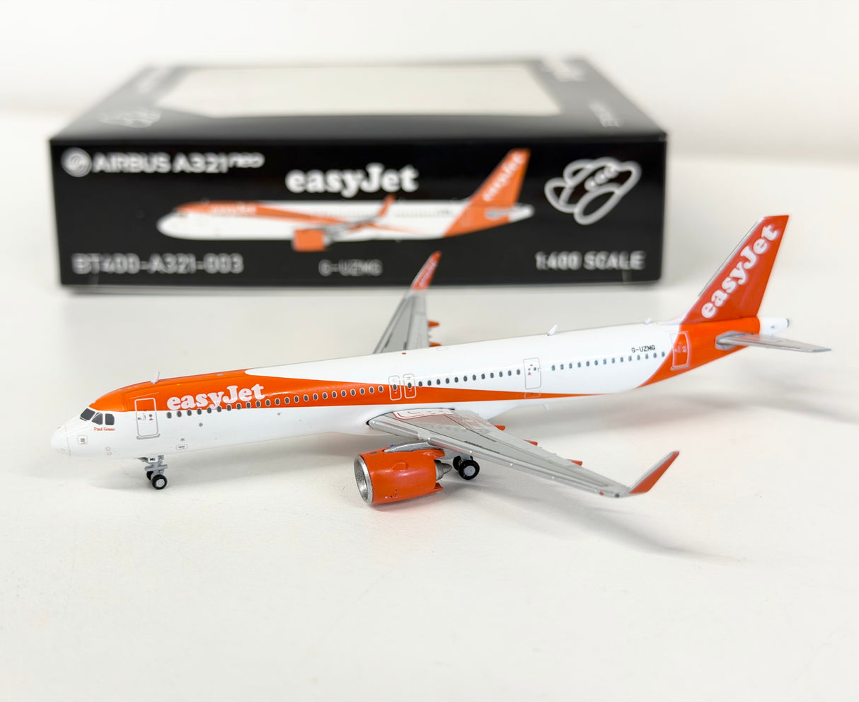 BT400-A321-003 | Blue Box 1:400 | Airbus A321-251NX Easyjet G-UZMG