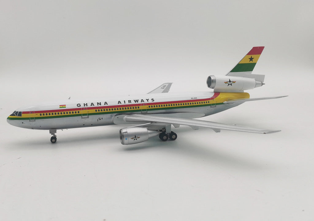IFDC10GH0622P | InFlight200 1:200 | DC-10-30 Ghana Airways 9G-ANA (polished with stand)