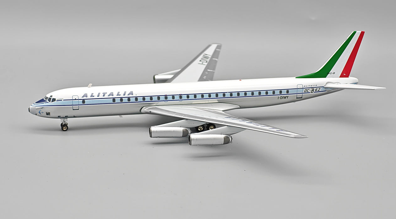 IF862AZ0725P | InFlight200 1:200 | McDonnell Douglas DC-8-62H Alitalia I -DIWY Polished With Stand | is due August 2025