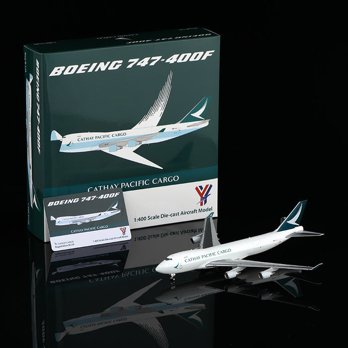 YY74419D | YY Wings 1:400 | Boeing 747-400F Cathay Pacific Reg. B-LIA Interactive | is due October 2025