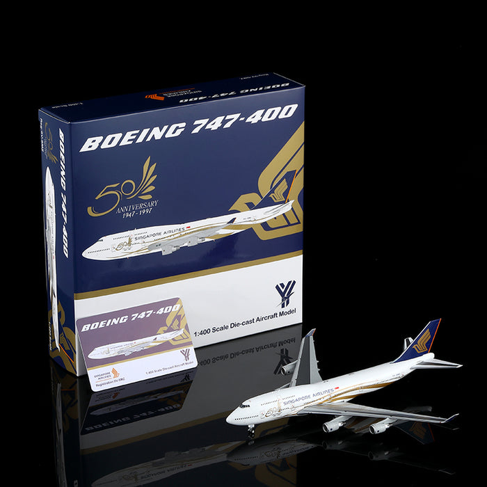 YY74417 | YY Wings 1:400 | Boeing 747-400 Singapore Reg. 9V-SMZ | is due October 2025