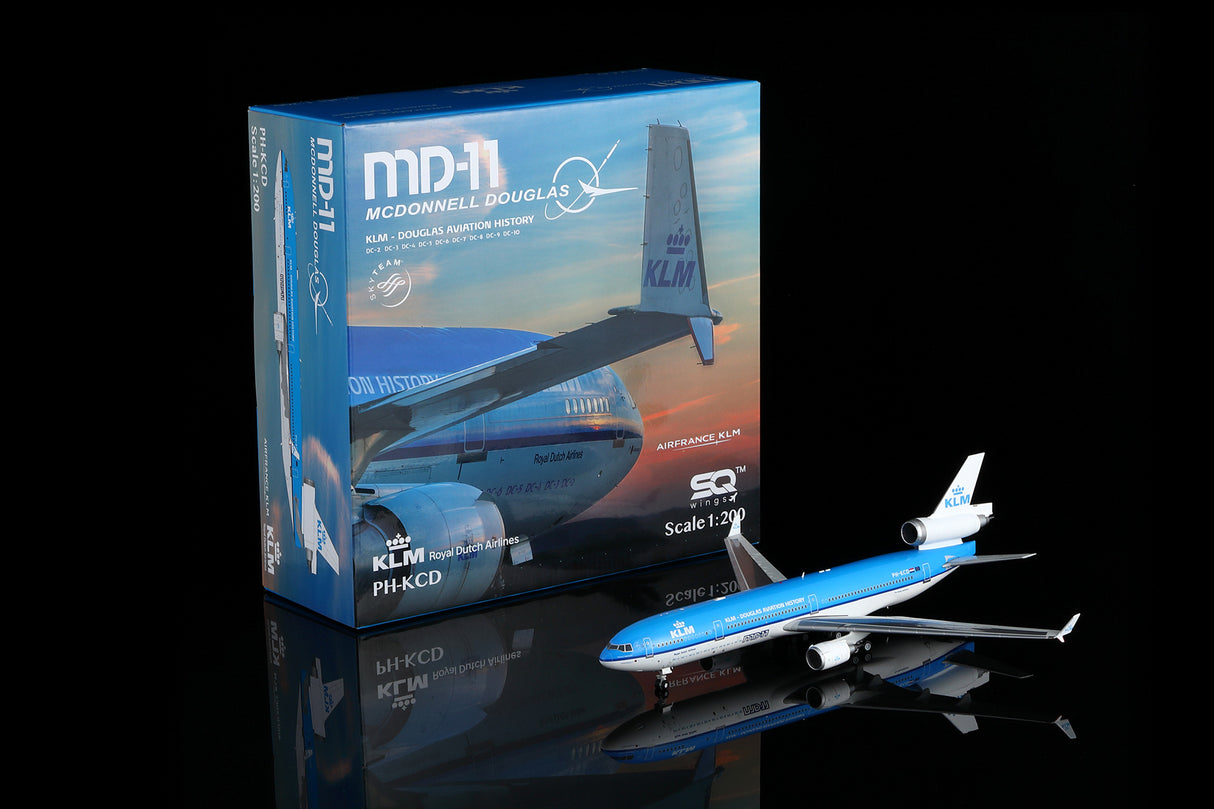 L2103FD | SQ Wings 1:200 | MD-11 KLM PH-KCD Flaps Down