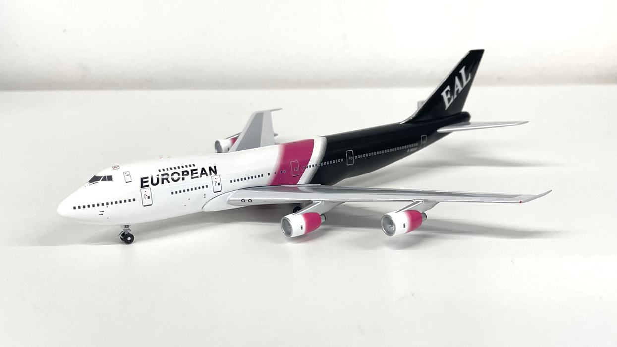 ACGBDXG | Aeroclassics 1:400 | Boeing 747-200 EAL European Air Charter G-BDXG PRE-OWNED