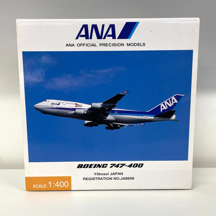 NH40004 | Hogan Die-cast 1:400 | Boeing 747-400 ANA All Nippon Airways 'Yokoso' JA8958 PRE-OWNED