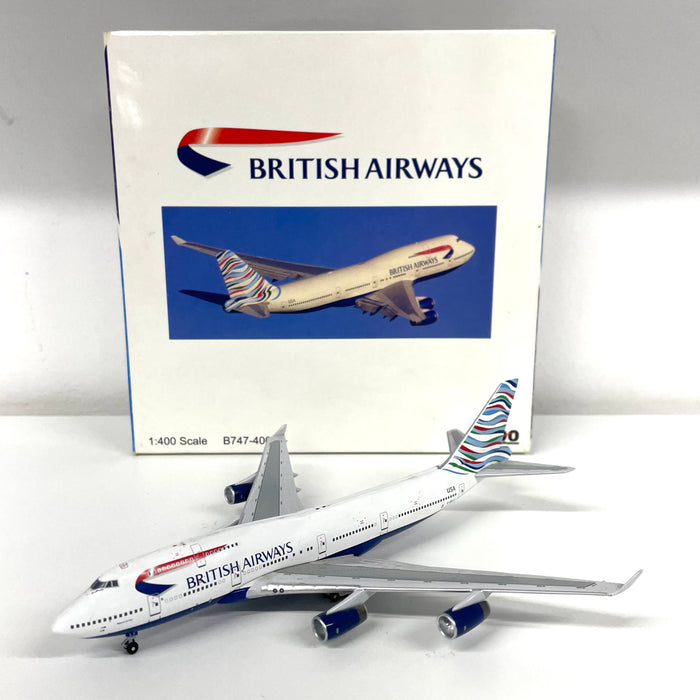 BBG-BNLV | Big Bird 1:400 | Boeing 747-400 British Airways 'USA' G-BNLV PRE-OWNED