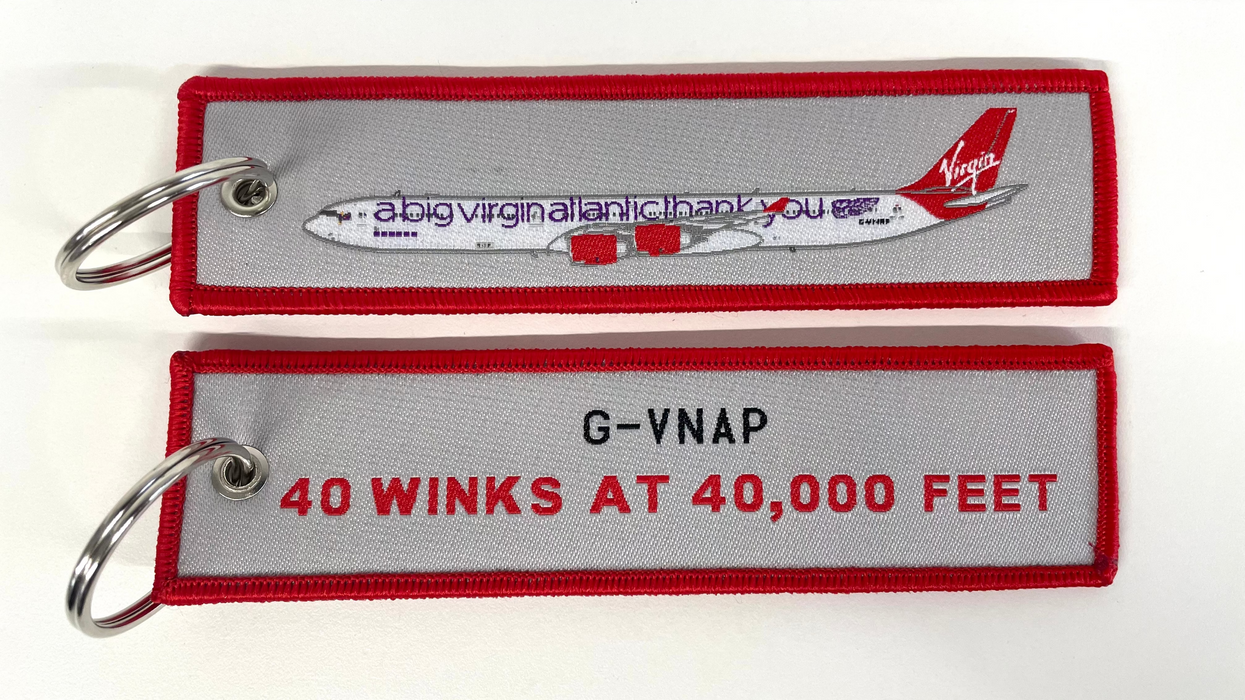 RBFG-VNAP | Gifts Key Rings | Virgin Atlantic A340 G-VNAP