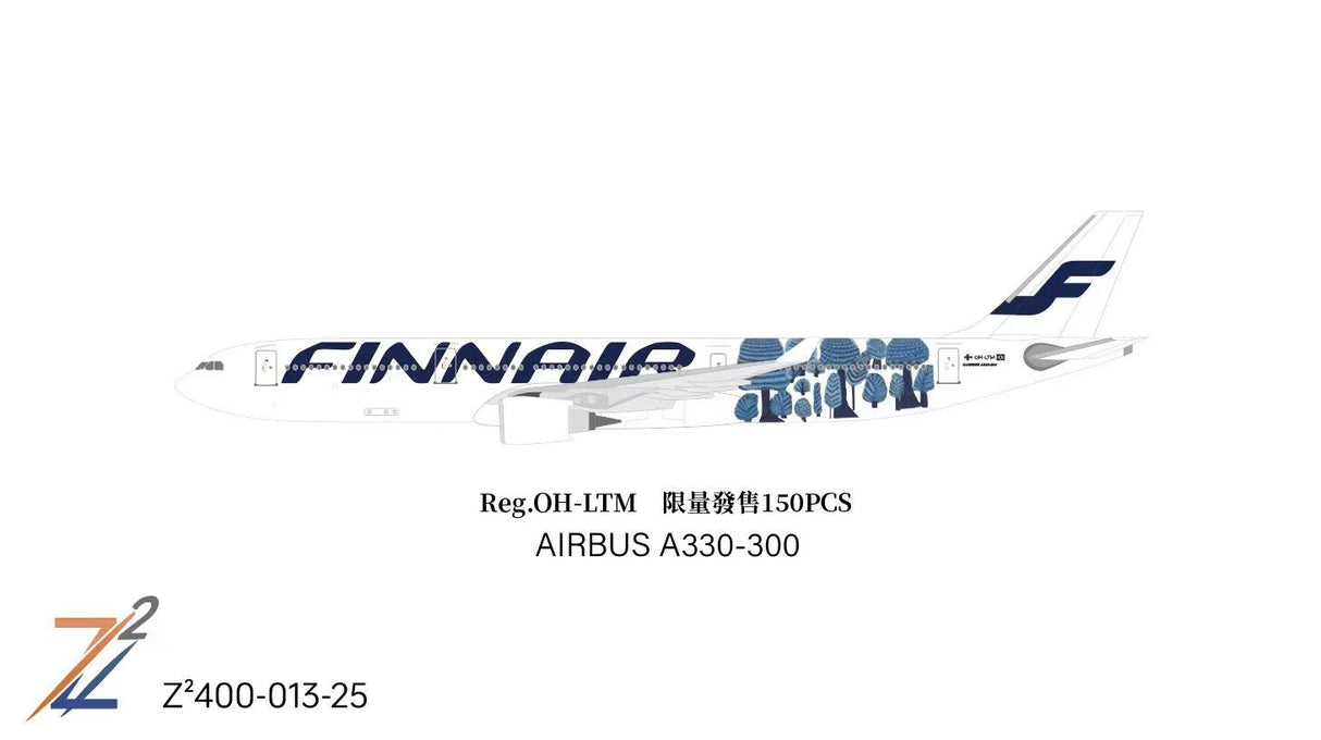 Z²400-013-25 | Z² Models 1:400 | Airbus A330-300 Finnnair OH-LTM 'Metsänväki livery' | is due March 2026