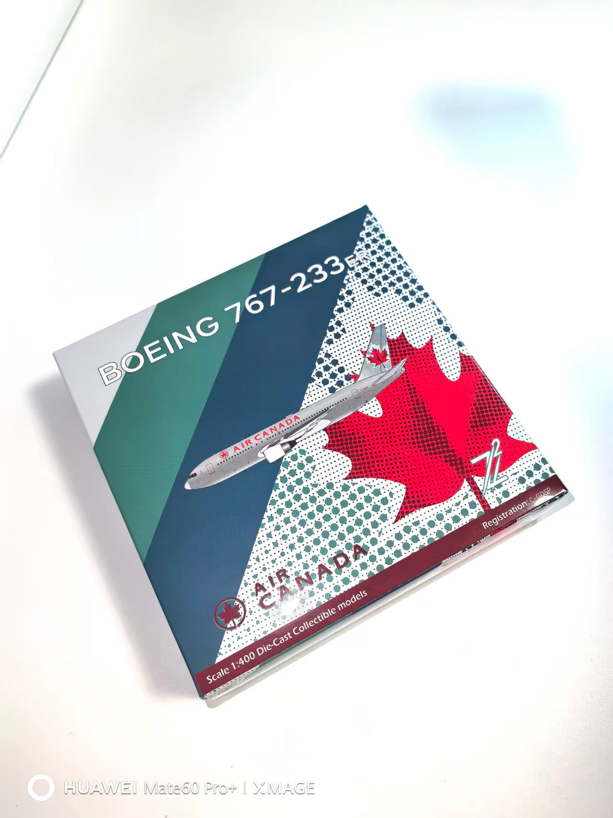Z²400-015-25 | Z² Models 1:400 | Boeing 767-200 Air Canada C-GDSP Polished special edition